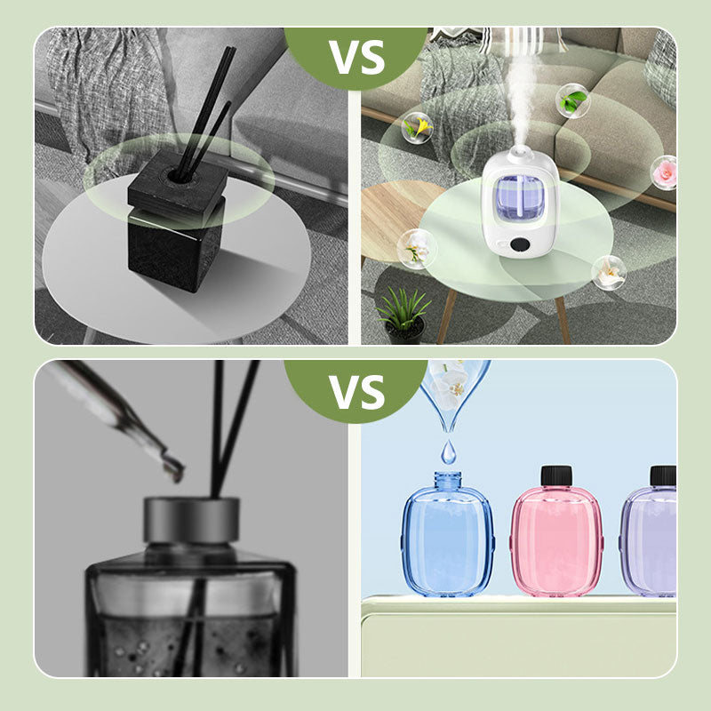 🎶Automatischer Aromatherapie-Diffusor 🌿✨ | Ultraschall-Zerstäubung · Zeitgesteuertes Sprühen · Smart Display · Wand- & Tischmontage