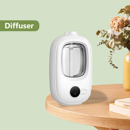 🎶Automatischer Aromatherapie-Diffusor 🌿✨ | Ultraschall-Zerstäubung · Zeitgesteuertes Sprühen · Smart Display · Wand- & Tischmontage
