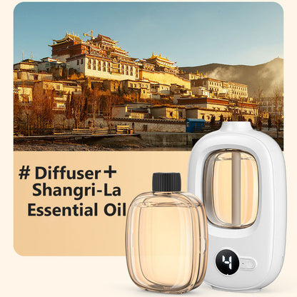 🎶Automatischer Aromatherapie-Diffusor 🌿✨ | Ultraschall-Zerstäubung · Zeitgesteuertes Sprühen · Smart Display · Wand- & Tischmontage
