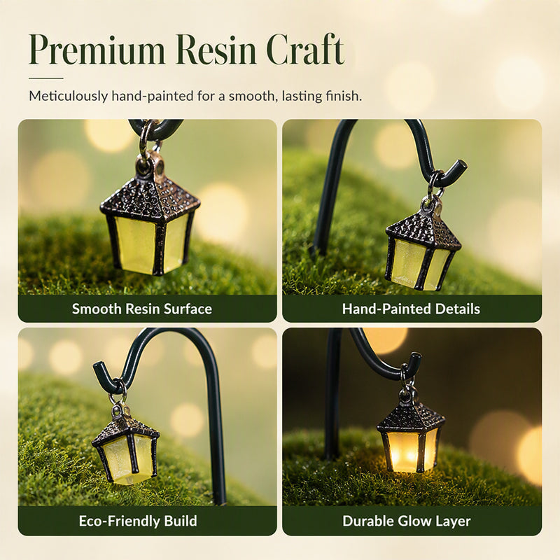 🌙 50% RABATT!✨ Leuchtende Retro-Laterne Pflanzenstecker, warmes Licht für Garten und Blumenbeete🌿