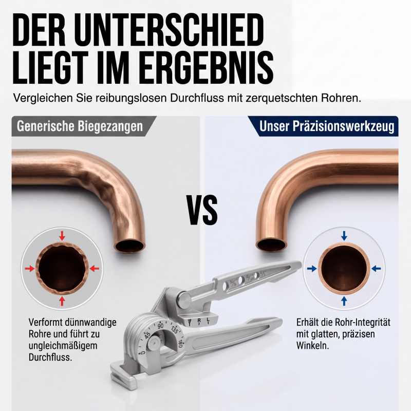 ⚙️🔩 3‑in‑1 Manuelle Rohrbiegemaschine 🛠️ Hand Rohr‑Biegewerkzeug für Heim‑ & Werkstattgebrauch