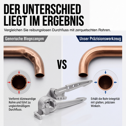 ⚙️🔩 3‑in‑1 Manuelle Rohrbiegemaschine 🛠️ Hand Rohr‑Biegewerkzeug für Heim‑ & Werkstattgebrauch