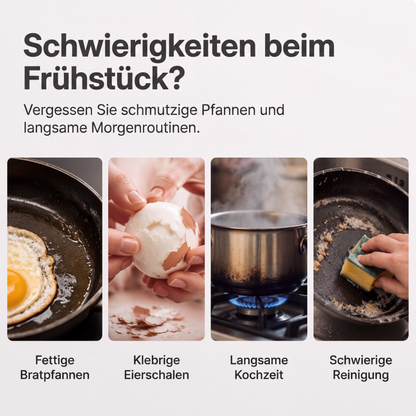 🥳2026 HEISSER VERKAUF🥳💞ÜBER 50.000 MAL VERKAUFT! 🥗🎁 50 % RABATT! Mikrowellen-Eierpochierer – mit zwei Kammern, antihaftbeschichtet und leicht zu reinigen. Gesünder als Braten – jetzt auf Vorrat kaufen und sparen! 🏠✅
