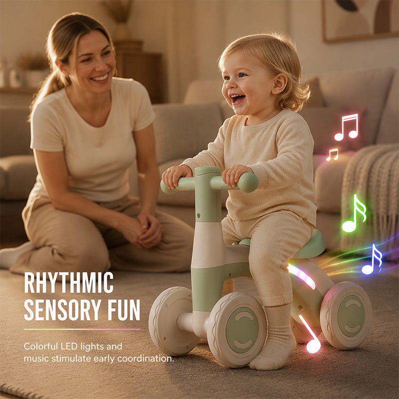 🚲 57% RABATT! 🎵 Baby-Laufrad mit Musik & Lichtern – Bunt, sicher & fördert die Motorik – Perfekt für spielerische Bewegung im Kinderzimmer ✨