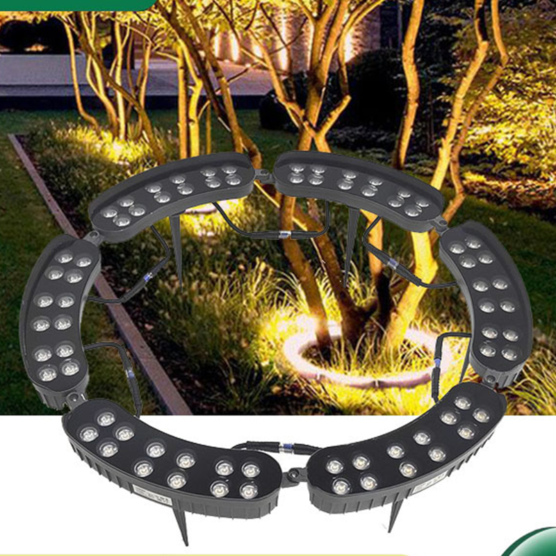 📢📢50% RABATT !!⏰Solar-Baumbeleuchtung in Ringform – Wetterfeste Außenstrahler für Bäume, Säulen und den Garten