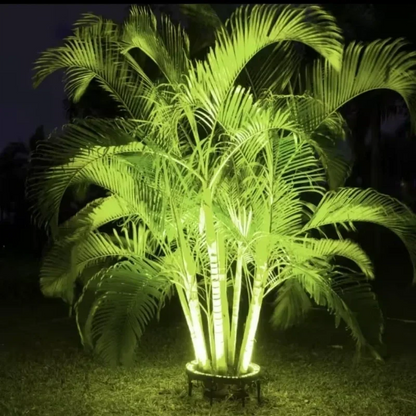 📢📢50% RABATT !!⏰Solar-Baumbeleuchtung in Ringform – Wetterfeste Außenstrahler für Bäume, Säulen und den Garten