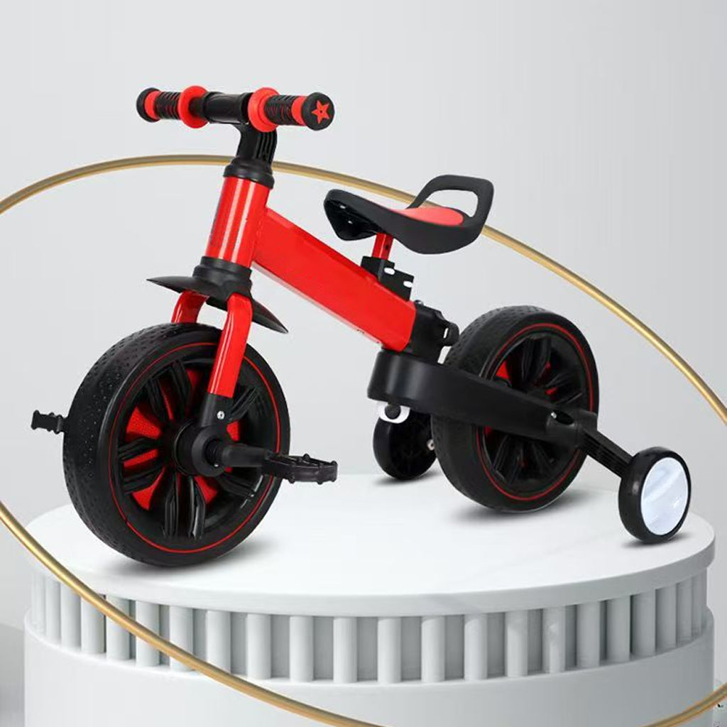 💥 50% Rabatt! 🚲 3-in-1-Kinderdreirad – Kinderwagen, Dreirad & Laufrad. Leicht (2,8 kg) & faltbar. Hochfester Kohlenstoffstahl, EVA-Räder. Für 2–6 Jahre, max. 90 kg. Rot/Blau/Rosa/Gelb 🛡️