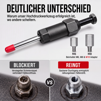 🔧 JETZT 50 % RABATT! 🚗 Schmiernippel-Entstopfer – Verstopfte Gelenke in Sekunden frei – Spart Schmierfett, spart Zeit 🔩