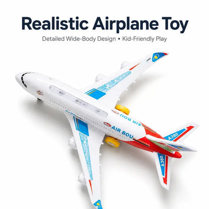 ✈️ JETZT 50 % RABATT! 💡 Elektrisches Modellflugzeug mit Sound und LED-Beleuchtung – Realistische Geräusche, leuchtende Lichter und einfache Steuerung – Perfekt für Spielspaß drinnen und draußen ✨