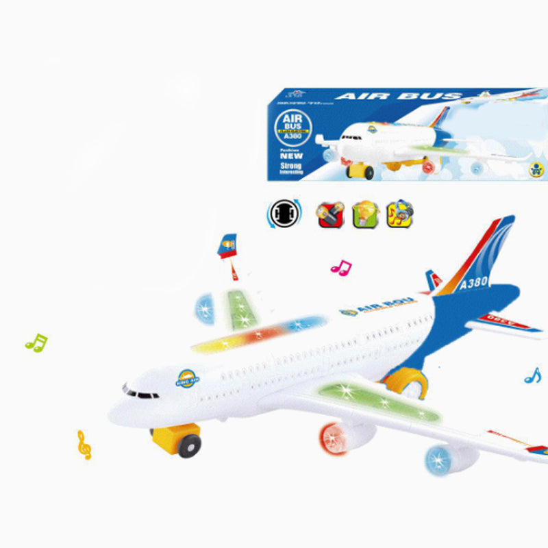 ✈️ JETZT 50 % RABATT! 💡 Elektrisches Modellflugzeug mit Sound und LED-Beleuchtung – Realistische Geräusche, leuchtende Lichter und einfache Steuerung – Perfekt für Spielspaß drinnen und draußen ✨