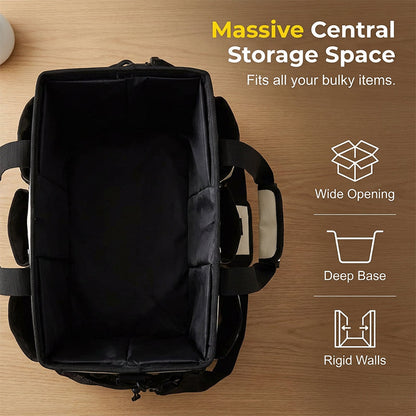 Multifunctional Utility Tote with Pockets 