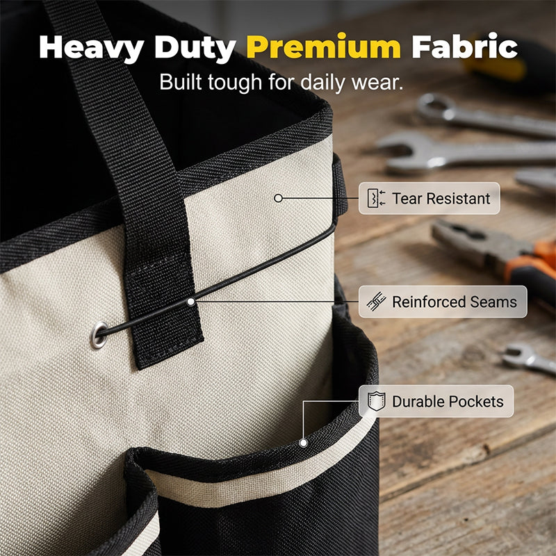 Multifunctional Utility Tote with Pockets 