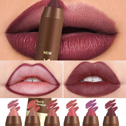 🔥Begrenztes Angebot: 1+1 Gratis! 💄Matt Lippenstift‑Stift für Damen ✨ Langanhaltend abriebfest Make‑up für Alltag & Party
