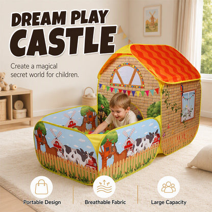 🏠Niedliches Indoor‑Kinderspielhaus‑Zelt 🎈 Lustiges Spielzelt für Kinder für Spielstunden im Haus