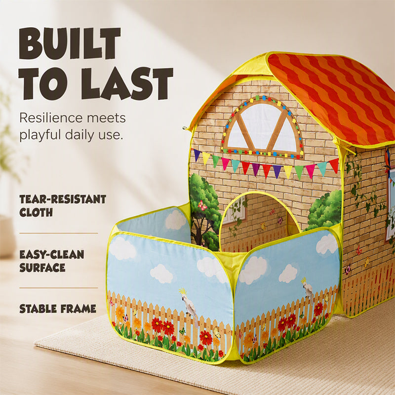 🏠Niedliches Indoor‑Kinderspielhaus‑Zelt 🎈 Lustiges Spielzelt für Kinder für Spielstunden im Haus