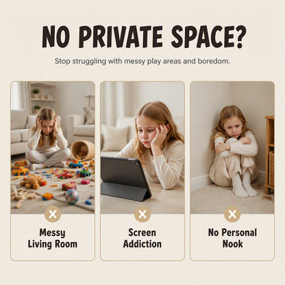 🏠Niedliches Indoor‑Kinderspielhaus‑Zelt 🎈 Lustiges Spielzelt für Kinder für Spielstunden im Haus