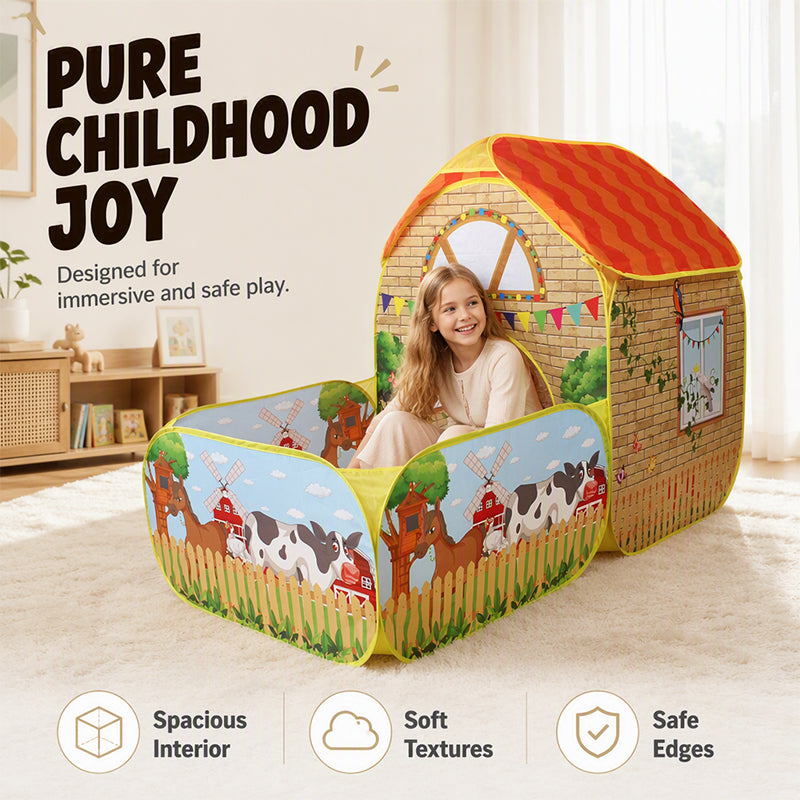 🏠Niedliches Indoor‑Kinderspielhaus‑Zelt 🎈 Lustiges Spielzelt für Kinder für Spielstunden im Haus
