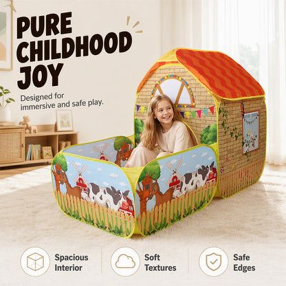 🏠Niedliches Indoor‑Kinderspielhaus‑Zelt 🎈 Lustiges Spielzelt für Kinder für Spielstunden im Haus