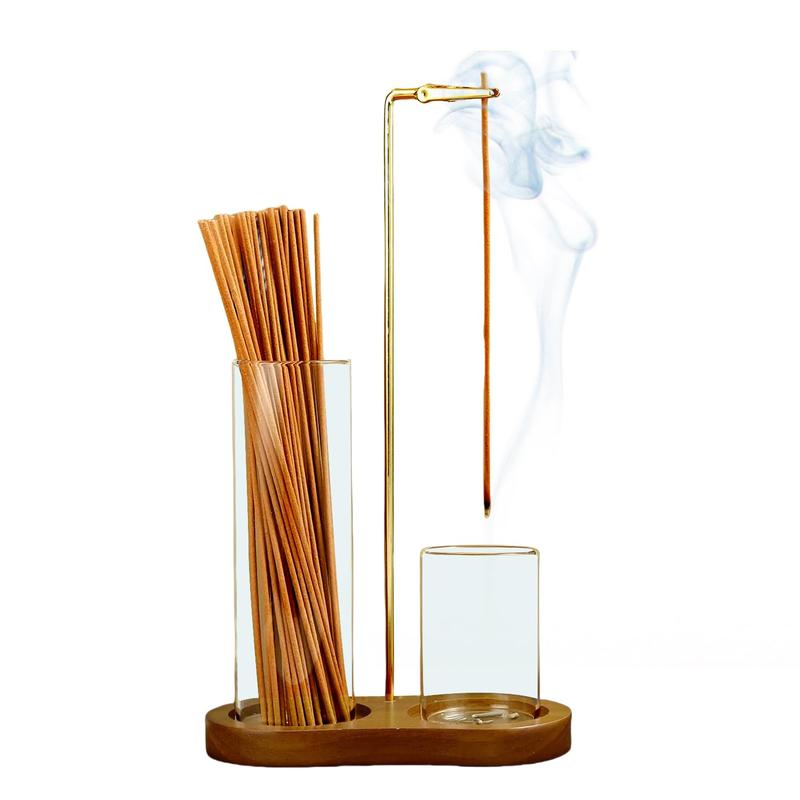 🥳2026 HEISSER VERKAUF🥳💞50% RABATT!✨ 💝2-in-1 Räucherstäbchen- & Kerzenhalter Natürliche Holzbasis Aromatherapie-Diffusor