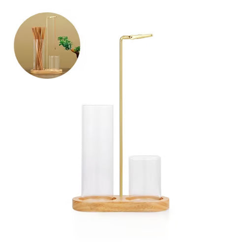 🥳2026 HEISSER VERKAUF🥳💞50% RABATT!✨ 💝2-in-1 Räucherstäbchen- & Kerzenhalter Natürliche Holzbasis Aromatherapie-Diffusor