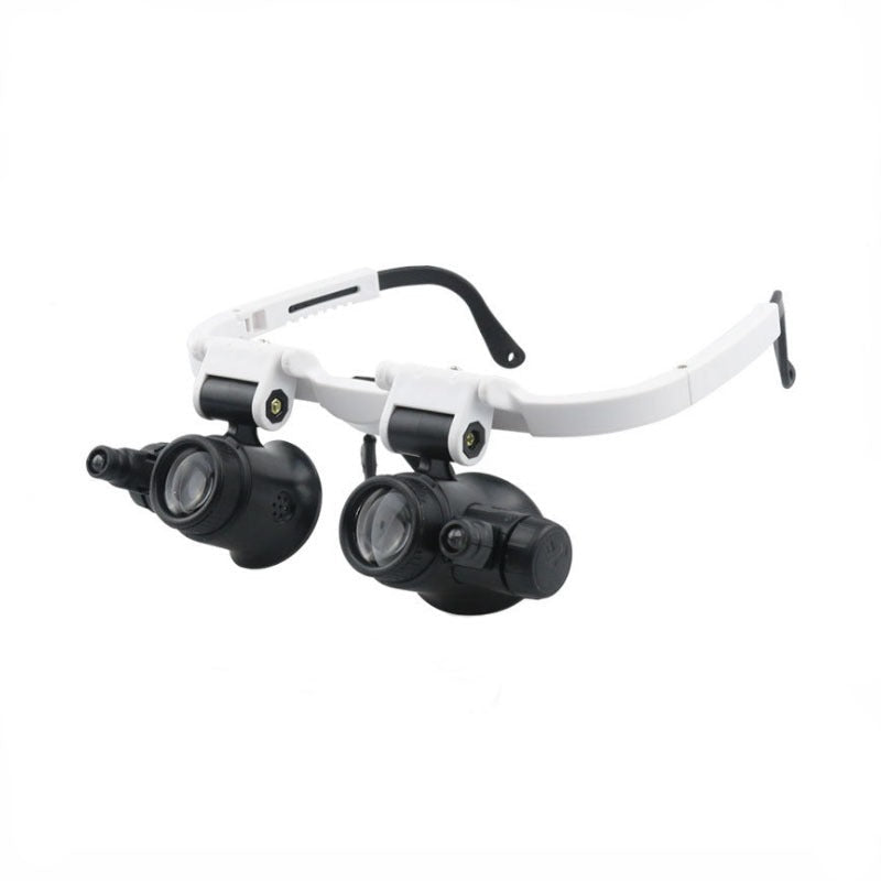 🛠️🔍 Nie wieder müde Augen und schlechte Beleuchtung! Die ultimative 25-fache Vergrößerungsbrille mit einstellbarer Dual-LED-Beleuchtung zeigt Uhren, Schmuck und Elektronik gestochen scharf.