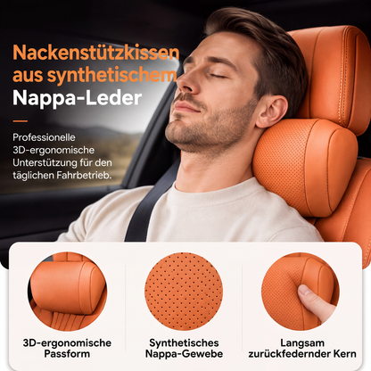 🚗💆 Auto‑Kopfstützenkissen zur Nackenstütze 🚘 Ergonomisches Nackenkissen für Autositze, komfortable Halsunterstützung auf Reisen