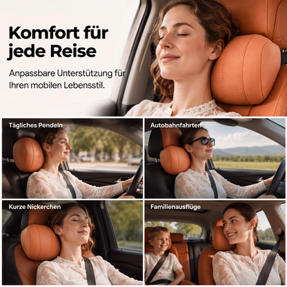 🚗💆 Auto‑Kopfstützenkissen zur Nackenstütze 🚘 Ergonomisches Nackenkissen für Autositze, komfortable Halsunterstützung auf Reisen