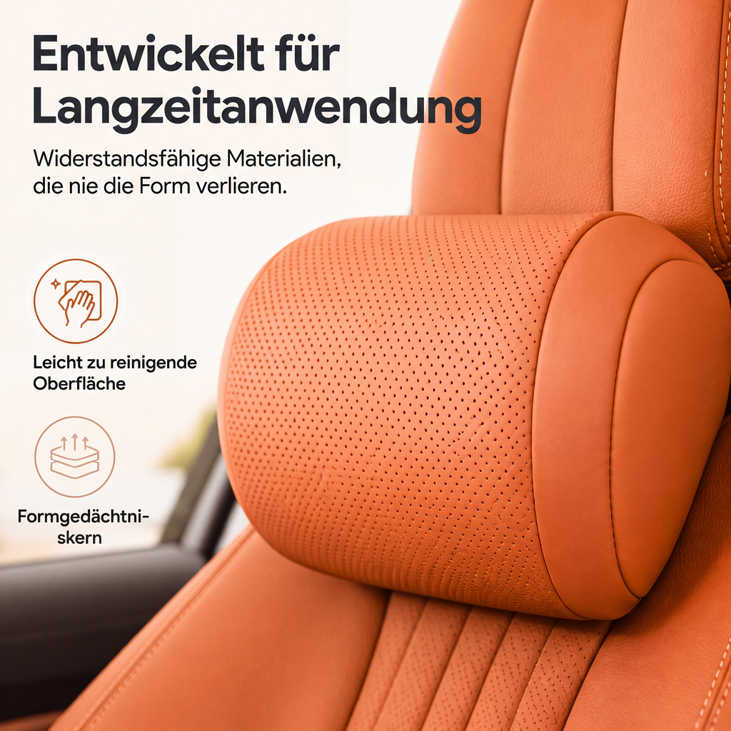 🚗💆 Auto‑Kopfstützenkissen zur Nackenstütze 🚘 Ergonomisches Nackenkissen für Autositze, komfortable Halsunterstützung auf Reisen