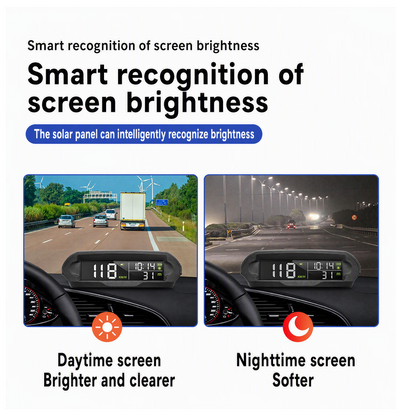 🔥Solange der Vorrat reicht 50 % Rabatt!🎉Solar-Auto-GPS-Head-Up-Display