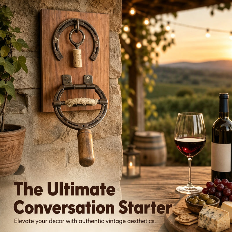 🍷 50% RABATT! ⚙️ Wandflaschenöffner – Vintage, dekorativ & kraftsparend 🥂