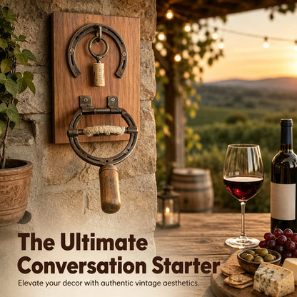 🍷 50% RABATT! ⚙️ Wandflaschenöffner – Vintage, dekorativ & kraftsparend 🥂