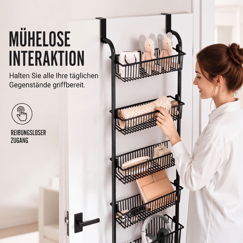 🛒Türkorb‑Organizer zum Aufhängen an der Tür｜Praktischer Türhänge‑Organizer für Mehr Stauraum zu Hause