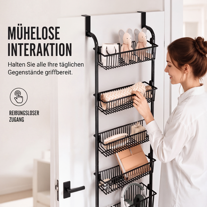 🛒Türkorb‑Organizer zum Aufhängen an der Tür｜Praktischer Türhänge‑Organizer für Mehr Stauraum zu Hause
