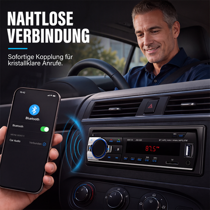 🚗50% RABATT!🎵Bluetooth-Autoradio – Kabelloses Streaming, Freisprechfunktion & einfache Installation – Verwandelt Ihr altes Autoradio in ein modernes System ✨