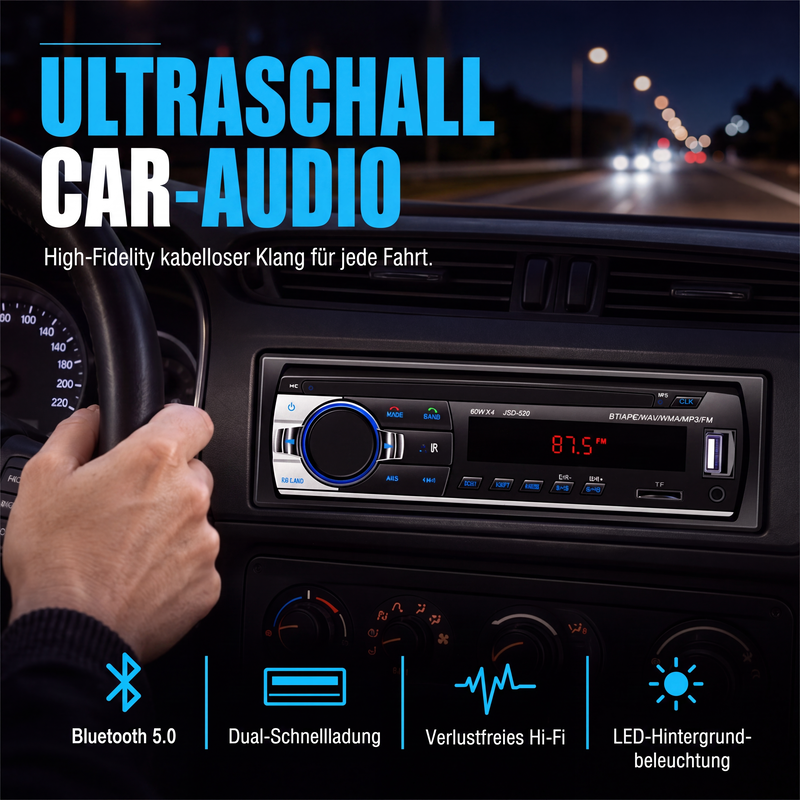 🚗50% RABATT!🎵Bluetooth-Autoradio – Kabelloses Streaming, Freisprechfunktion & einfache Installation – Verwandelt Ihr altes Autoradio in ein modernes System ✨