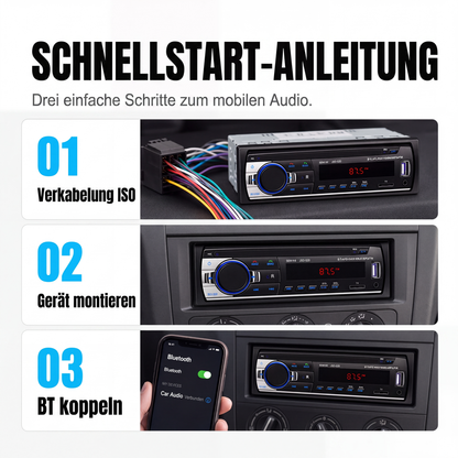 🚗50% RABATT!🎵Bluetooth-Autoradio – Kabelloses Streaming, Freisprechfunktion & einfache Installation – Verwandelt Ihr altes Autoradio in ein modernes System ✨