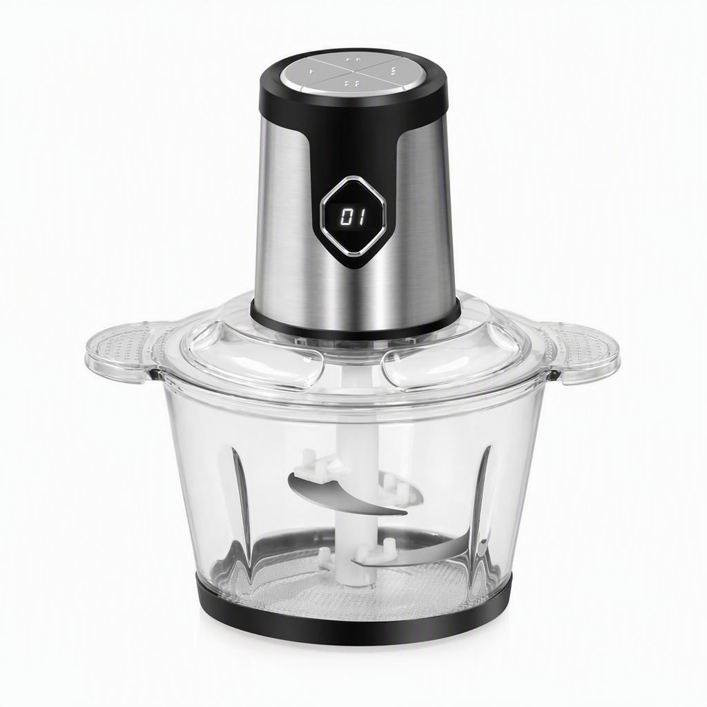 ⚡Multifunktionaler elektrischer Fleischwolf und Küchenmaschine für den Haushalt 🥩 Mit Glas‑ oder Edelstahlschüssel, perfekt für Fleischgerichte und selbstgemachte Babynahrung