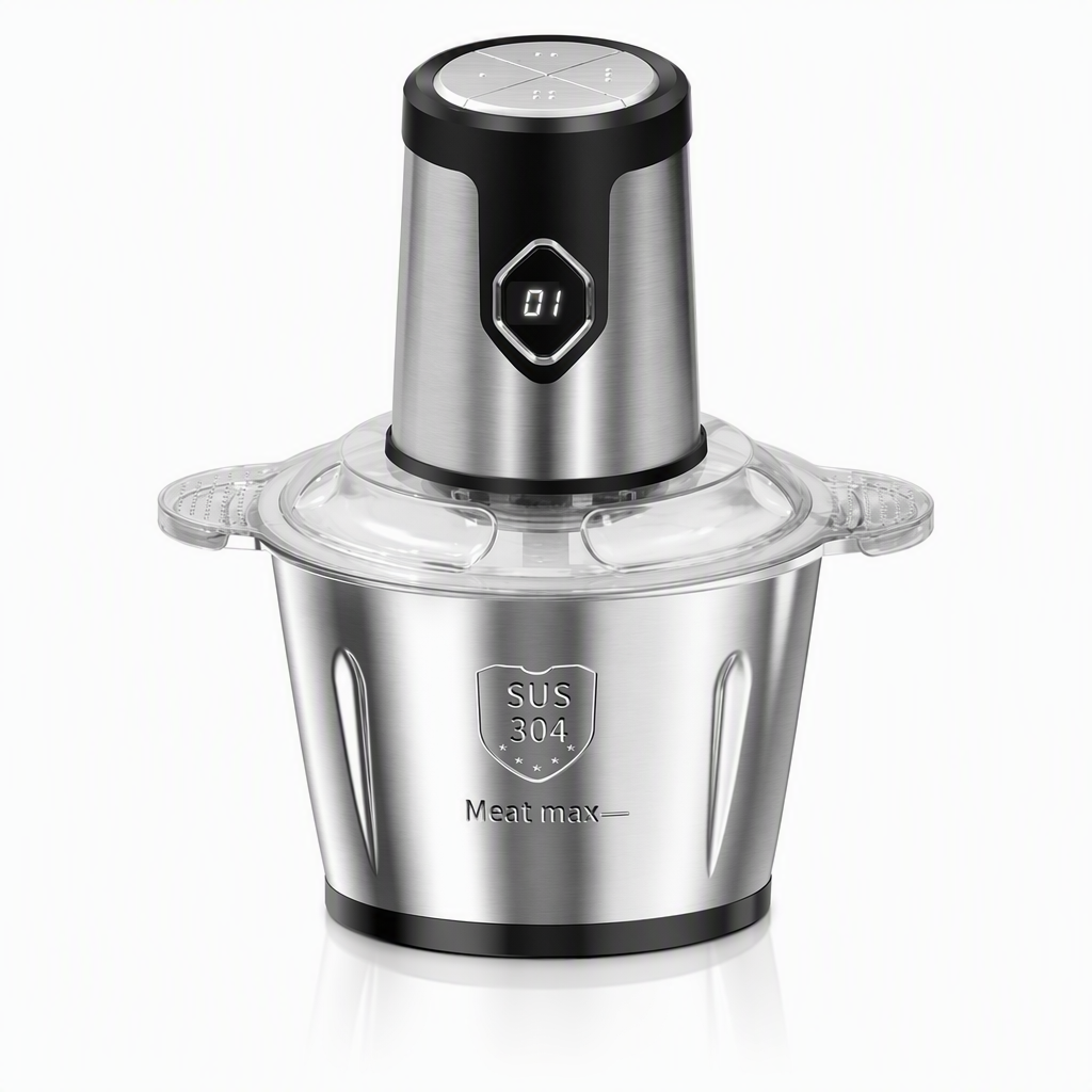 ⚡Multifunktionaler elektrischer Fleischwolf und Küchenmaschine für den Haushalt 🥩 Mit Glas‑ oder Edelstahlschüssel, perfekt für Fleischgerichte und selbstgemachte Babynahrung