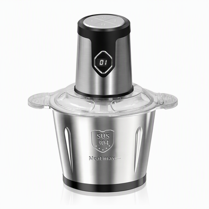⚡Multifunktionaler elektrischer Fleischwolf und Küchenmaschine für den Haushalt 🥩 Mit Glas‑ oder Edelstahlschüssel, perfekt für Fleischgerichte und selbstgemachte Babynahrung