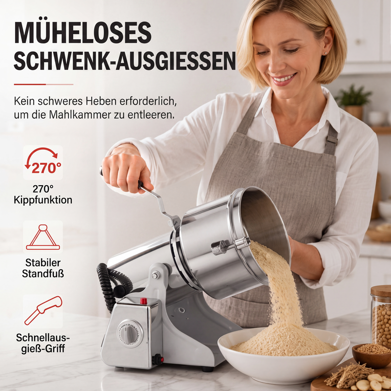 📢📢50% RABATT !!⏰Hochgeschwindigkeits-Elektromahlwerk mit ultrafeiner Mahlleistung