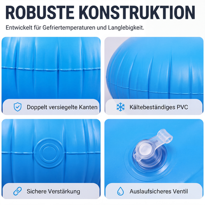 ❄️ Rundes aufblasbares Luftkissen | Winter‑Schutz für Ihren Pool! ✨ Einfache Pool‑Winterfestmachung