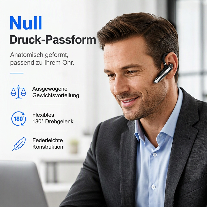 📢📢40% RABATT !!⏰Wasserdichtes Bluetooth-Headset für den täglichen Gebrauch