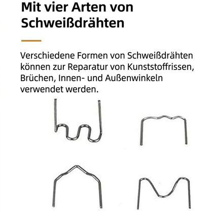 📢📢50% RABATT !!⏰Professionelles Schweißgerät zur Rissreparatur & Schweißdraht (400 Stück)