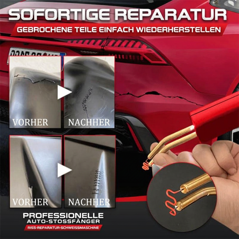 📢📢50% RABATT !!⏰Professionelles Schweißgerät zur Rissreparatur & Schweißdraht (400 Stück)