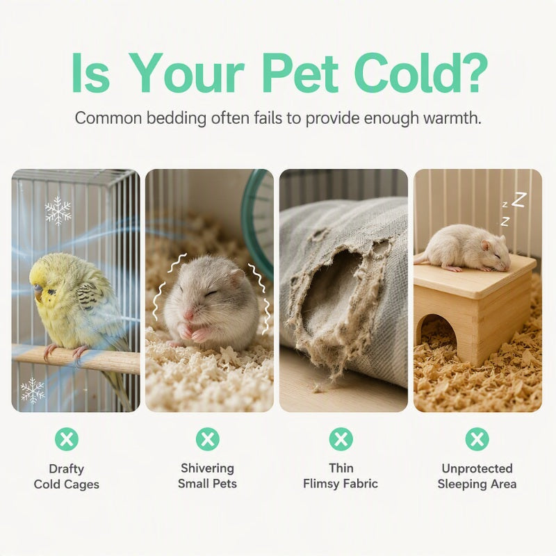 🐹 50 % Rabatt! Warmes Hängenest für Kleintiere – Kuschelige Wärme und Geborgenheit! 🐦 Einfach im Käfig aufzuhängen, weich und halb geschlossen 🔥
