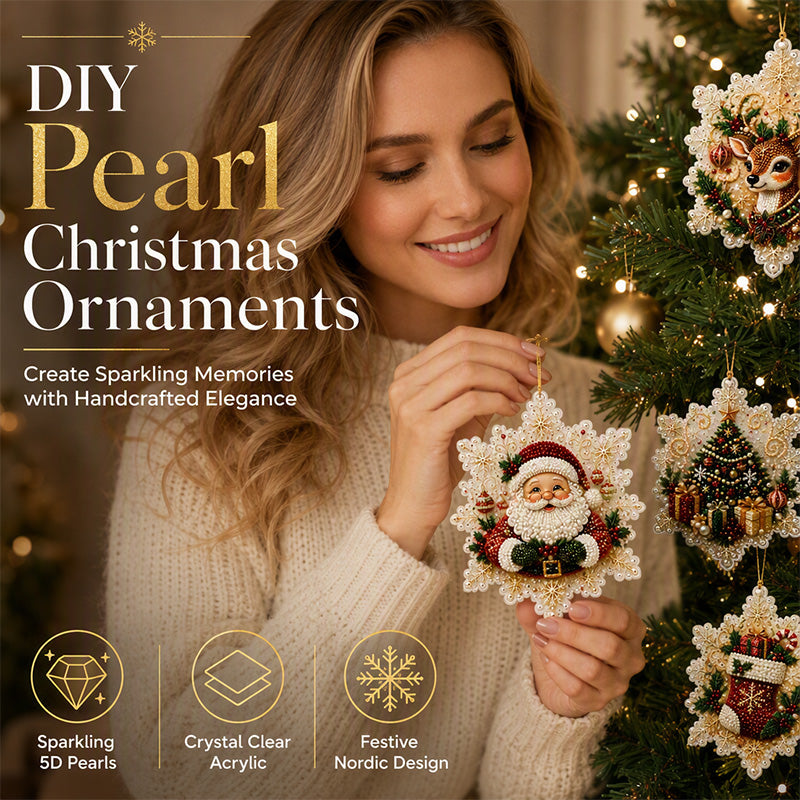 🎄 KAUFE 1, ERHALTE 1 GRATIS! 💎 DIY Diamant-Weihnachtsanhänger – 6 Stück zum Aufhängen ✨