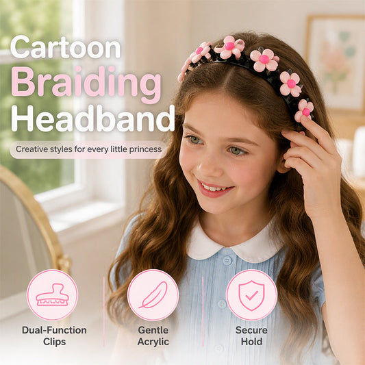 ✨ 1 Kaufen, 1 Gratis erhalten! 🎀 Niedliche geflochtene Haarspange für Kinder