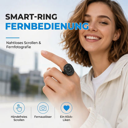 📢📢50% RABATT !!⏰Multifunktionaler Bluetooth-Ring-Fernbedienung