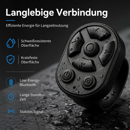 📢📢50% RABATT !!⏰Multifunktionaler Bluetooth-Ring-Fernbedienung