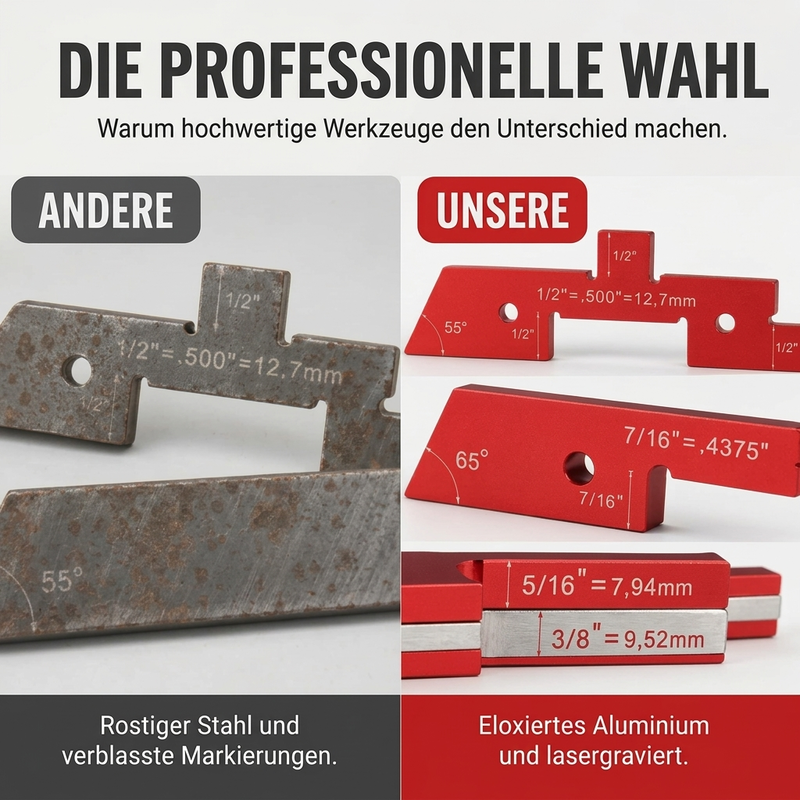 📐 50% RABATT!  Einstellblöcke für Holzarbeiten – Aluminium, präzise & schnelle Kalibrierung ✨